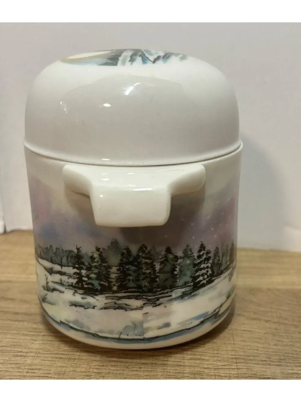 Bone China Candle Made For Shaklee Corporation Made in Taiwan Vintage 1980s